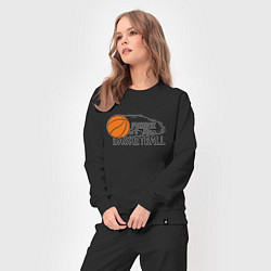 Костюм хлопковый женский Basketball Phoenix, цвет: черный — фото 2