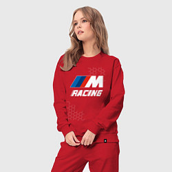 Костюм хлопковый женский BMW - Pro Racing, цвет: красный — фото 2