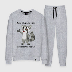 Костюм хлопковый женский ВОРИШКА ЕНОТ COON Z, цвет: меланж