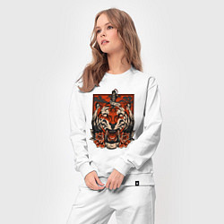 Костюм хлопковый женский Red Tiger, цвет: белый — фото 2
