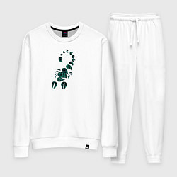 Женский костюм Скорпион в раскраске листья