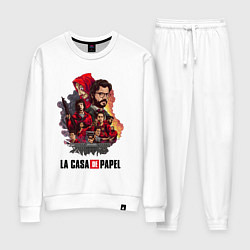 Женский костюм Бумажный дом экспозиция персонажей