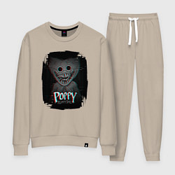 Костюм хлопковый женский Poppy Playtime: Glitch, цвет: миндальный