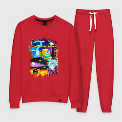 Женский костюм Geometry Dash: Pixel Logo