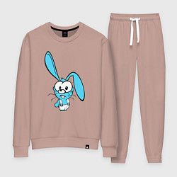 Женский костюм Заяц пучеглазый голубенький