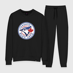 Костюм хлопковый женский Toronto Blue Jays, цвет: черный