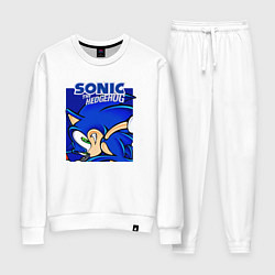 Костюм хлопковый женский Sonic Adventure Sonic, цвет: белый