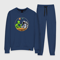 Женский костюм Армрестлинг пришелец против космонавта