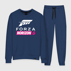Костюм хлопковый женский Forza Horizon 6 logo, цвет: тёмно-синий