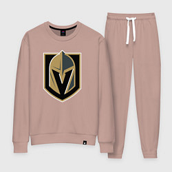 Костюм хлопковый женский Vegas Golden Knights , Вегас Голден Найтс, цвет: пыльно-розовый