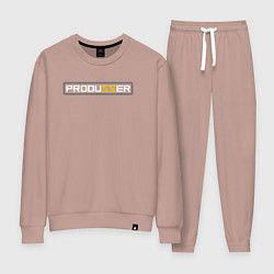 Костюм хлопковый женский PRODUZZER ПРОДЮСЕР, цвет: пыльно-розовый