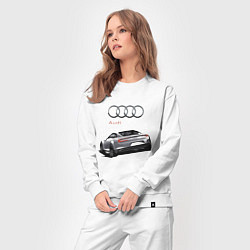 Костюм хлопковый женский Audi Prestige Concept, цвет: белый — фото 2