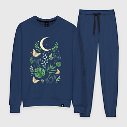 Женский костюм Луна, грибы, листья и бабочки