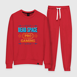 Костюм хлопковый женский Dead Space PRO Gaming, цвет: красный