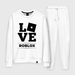 Костюм хлопковый женский Roblox Love Classic, цвет: белый