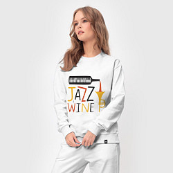 Костюм хлопковый женский Jazz & Wine, цвет: белый — фото 2