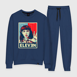 Костюм хлопковый женский Stranger Things Eleven, цвет: тёмно-синий