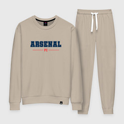 Костюм хлопковый женский Arsenal FC Classic, цвет: миндальный