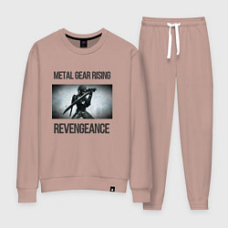 Костюм хлопковый женский Metal Gear Rising: Revengeance - Raiden, цвет: пыльно-розовый