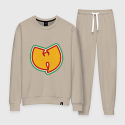 Костюм хлопковый женский Wu-Tang Colors, цвет: миндальный