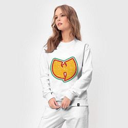 Костюм хлопковый женский Wu-Tang Colors, цвет: белый — фото 2