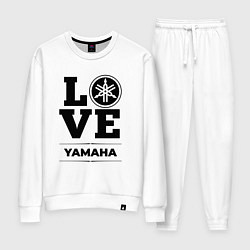 Костюм хлопковый женский Yamaha Love Classic, цвет: белый