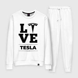 Костюм хлопковый женский Tesla Love Classic, цвет: белый