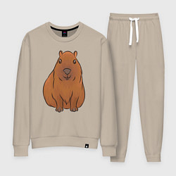 Женский костюм Капибара сидит и радуется