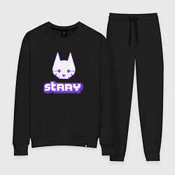 Костюм хлопковый женский Stray x Twitch, цвет: черный