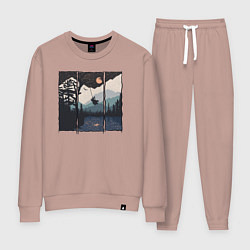 Женский костюм Оранжевая луна и тарзанка