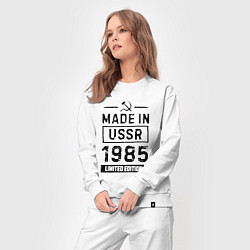 Костюм хлопковый женский Made in USSR 1985 - limited edition, цвет: белый — фото 2