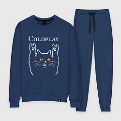 Костюм хлопковый женский Coldplay rock cat, цвет: тёмно-синий