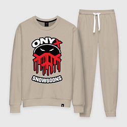 Костюм хлопковый женский Onyx - snowgoons, цвет: миндальный