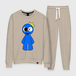 Женский костюм Радужные друзья Синий улыбается