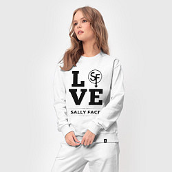 Костюм хлопковый женский Sally Face love classic, цвет: белый — фото 2