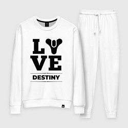 Костюм хлопковый женский Destiny love classic, цвет: белый