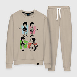 Женский костюм The Beatles - drawing - sketch