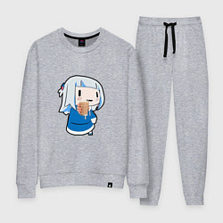 Женский костюм Гура акула протягивает стакан