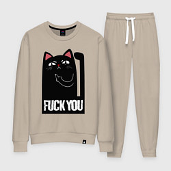 Женский костюм Black cat - fuck you