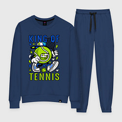 Женский костюм Король тенниса мяч с ракеткой