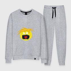 Костюм хлопковый женский Монстрожуть, цвет: меланж