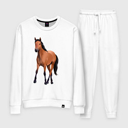 Костюм хлопковый женский Кигер-мустанг, цвет: белый