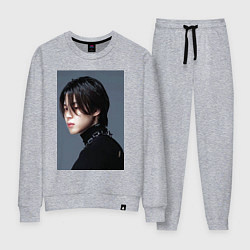 Костюм хлопковый женский Dark side Jimin, цвет: меланж