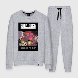 Костюм хлопковый женский Deep Rock Galactic team, цвет: меланж