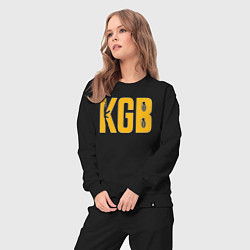 Костюм хлопковый женский KGB, цвет: черный — фото 2