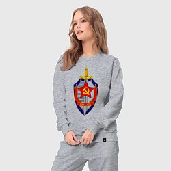 Костюм хлопковый женский ВЧК КГБ, цвет: меланж — фото 2
