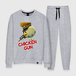 Женский костюм Chicken Gun logo