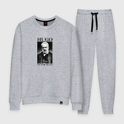 Костюм хлопковый женский Гюго Виктор Гюго, цвет: меланж