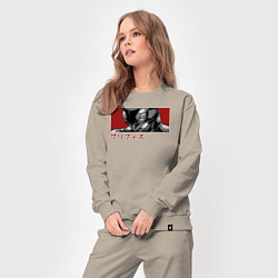 Костюм хлопковый женский Гриффит Фемто, цвет: миндальный — фото 2