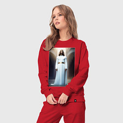 Костюм хлопковый женский Иисус Христос, цвет: красный — фото 2